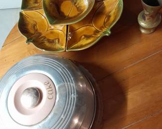 Midcentury serving pieces