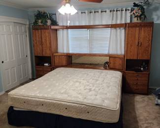 King size complete bed