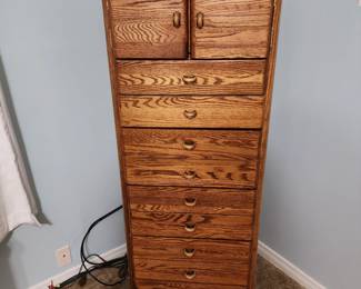 Lazy susa tall boy with full mirror on the back