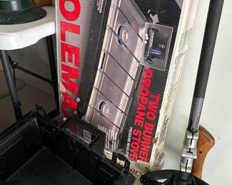 COLEMAN CAMPING STOVE.