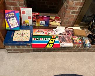 LOTS OF BOARD GAMES.