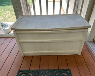 DECK STORAGE BOX.