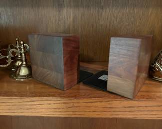 MID CENTURY BOOKENDS.