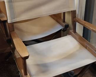 Vintage director chairs