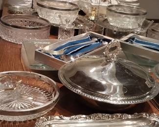 Sterling and silver plate