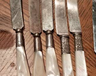 Sterling and mother of pearl