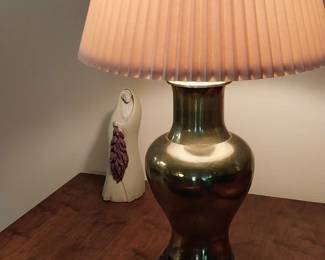 Brass table lamps