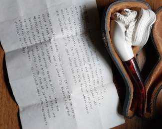 Unused Meerschaum pipe