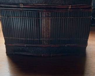 Bamboo decorative cabinet