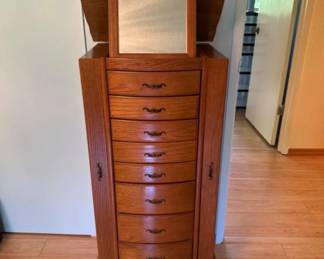 Jewelry Armoire w/ Mirror