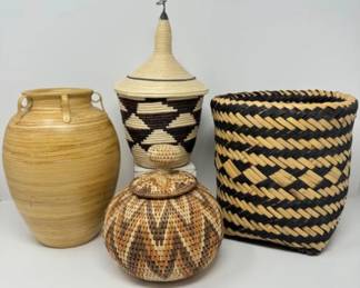 Handwoven Storage Baskets & Vessels from Afar - Africa & Vietnam