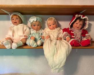 Lee Middleton by Reva Schick Doll Collection - Set of 4