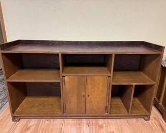 Mid-Century Bar Cabinet/Credenza w/ Veneer Top