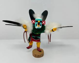 Vintage Signed Kachina Doll - Dancing Eagle