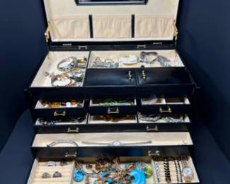 Dulwich Designs Jewelry Box + Gemstone Bracelets & Potential Gold Watches