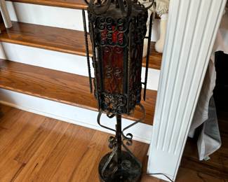 Vintage lamp on a stand