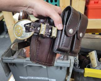 Hand Tooled Ranger Gun Belts