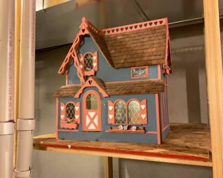 SMALLER WOOD DOLL HOUSE