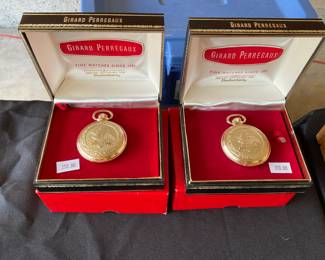 10KT GOLD FILLED BUDWEISER POCKET WATCHES 