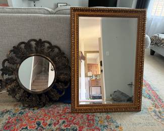 More mirrors$30 for round; $50 for larger one