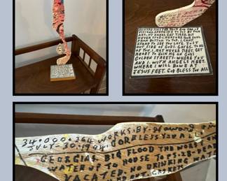 A piece from Howard Finster. #34,364. Dated July 30, 1994.