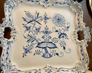 Blue and White platter 
