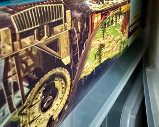 Part of boxes and boxes of trains 