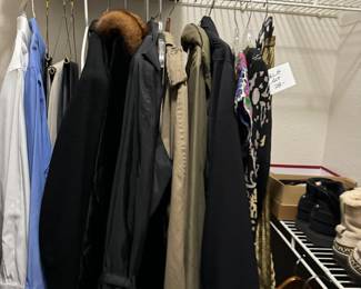 Jackets and  designer clothing 