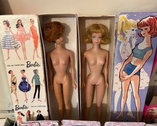 Vintage Titian Barbie and Midge