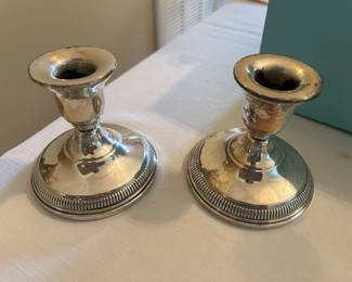 Sterling candlesticks