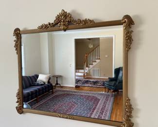 gold framed mirror