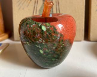 Signed paperweight. Glo