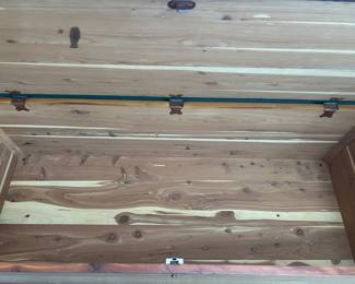 inside cedar chest