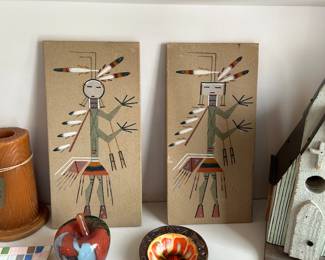 Native American sand paintings 