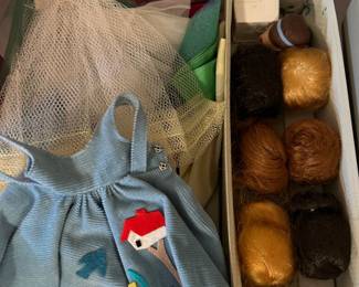 Barbie wigs and wig heads