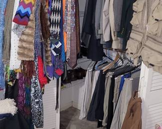 Mens clothing, women's scarves