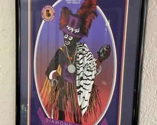 75th anniversary poster Zulus diamond Jubilee signed and numbered. Limited edition of 3000 made