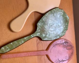 Vintage hand mirrors