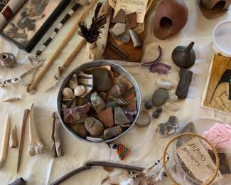 Misc. Shards and antique bayonet