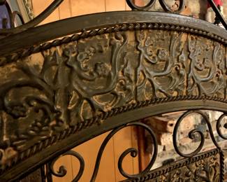 #13	Metal decorative folding screen (18x69) 3 panels	 $150.00 
