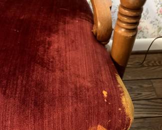 #1	Pair of Parlor Chairs 17x15 (as-is) From First Baptist Church 	 $175.00 
