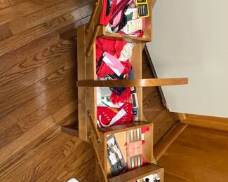 #187	Wood Expandable Sewing Box 	 $65.00 
