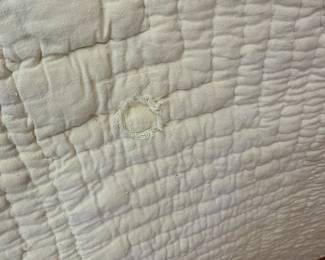 #201	Quilt Thirties scrappy star hand quilted 64x66	 $40.00 (as-is)
