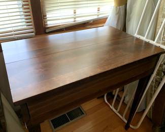 #35	Writing Desk 30x19x30 (as is scratches)	 $125.00 
