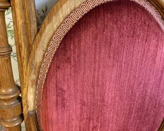 #1	Pair of Parlor Chairs 17x15 (as-is) From First Baptist Church 	 $175.00 
