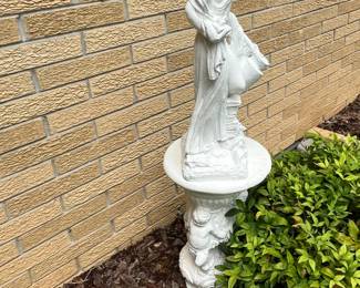 #85	Concrete Lady on Stand - 45" Tall	 $75.00 
