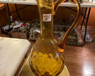 #260	Amber pitcher	 $40.00 
