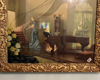 #217	Print in glass Morning Melodies 	 $100.00 
