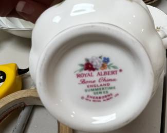 #180	Royal Albert England  - 3 pc 	 $25.00 
#181	Royal Albert England  - 8 pc Set	 $40.00 
#182	Royal Albert England - 15 pc set	 $70.00 
