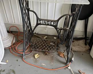 #169	Cast Iron Single Tredle Base 	 $75.00 
